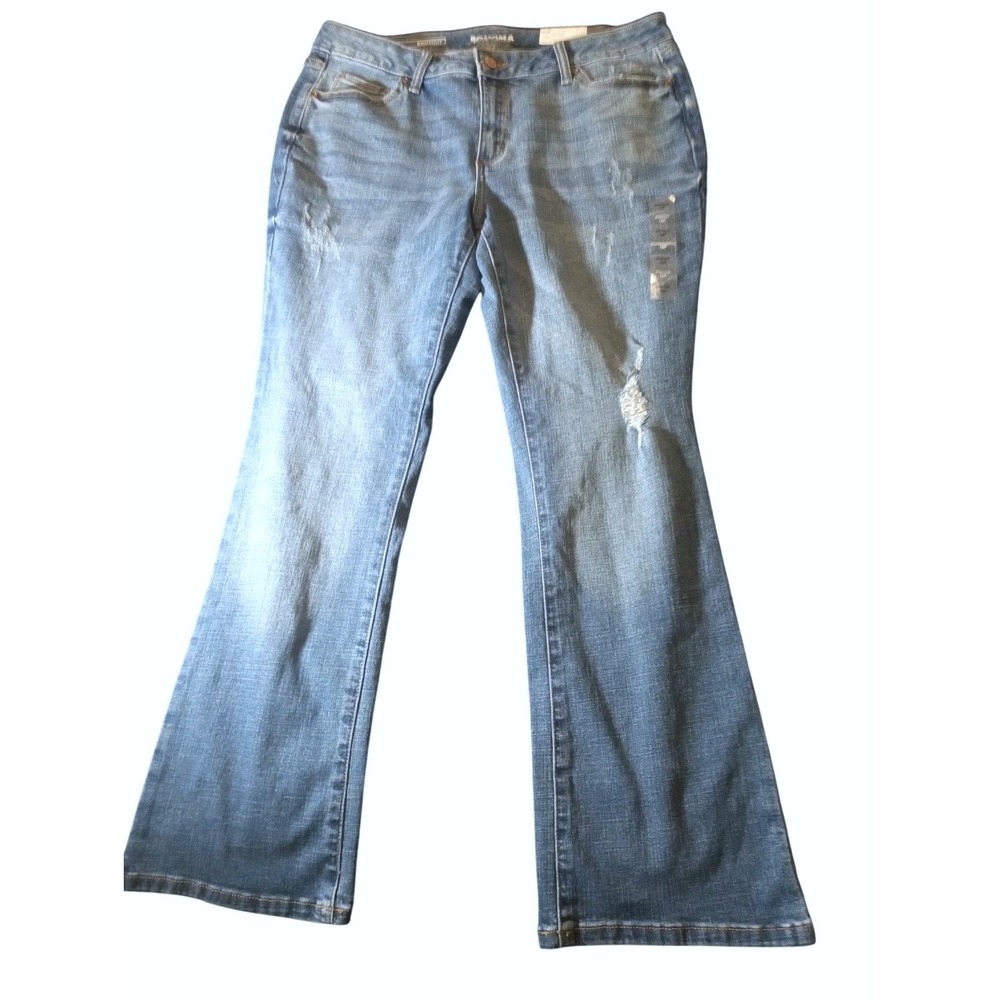 Sonoma Goods For Life Jeans Women's 16P Blue Mid Rise Bootcut NWT